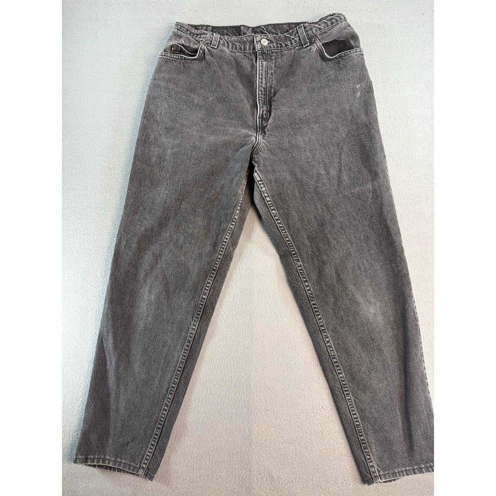 Vintage Levi's 951 Jeans Womens 32x27 Medium Gray Relaxed Tapered Denim Made USA